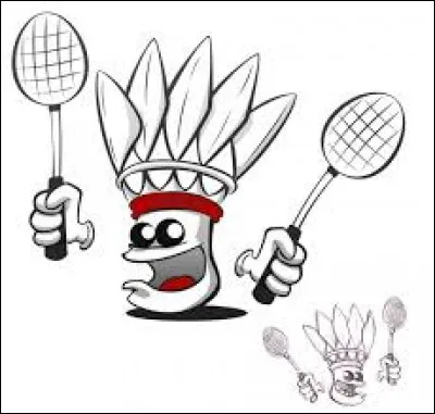 Que lance-t-on quand on joue au badminton ?