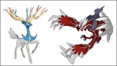 Qui est le troisième Pokémon légendaire avec Yveltal et Xerneas ?