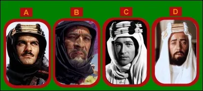 Qui incarna "Lawrence d'Arabie" en 1963 au cinéma ?