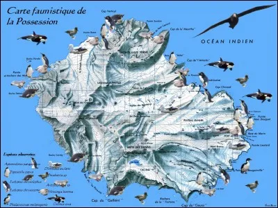 Archipel du sud de l'océan Indien, avec comme base Alfred-Faure.