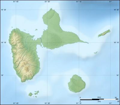 Département d'outre-mer, son chef-lieu est Basse-Terre.