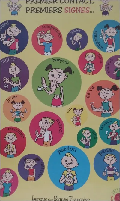 Paul communique en LSF (Langue des Signes Française). Est-ce qu'à la médiathèque, il connaissent la LSF ?