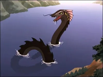 Comment s'appelle le serpent g&eacute;ant des mers sur l'&icirc;le de Kyoshi ?