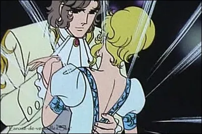 Pour qui Lady Oscar s'est-elle mise en robe ?