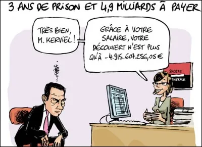 Quelle banque a accusé le trader Jérome Kerviel de lui avoir fait perdre des milliards ?