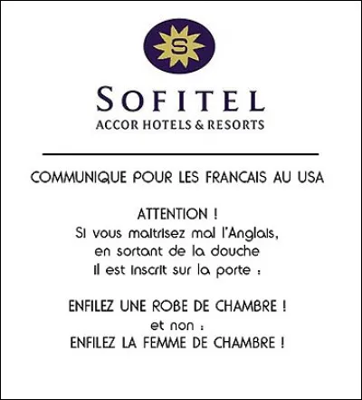 Quel ancien ministre de l'Économie et des Finances n'apprécie plus trop les Sofitel ?