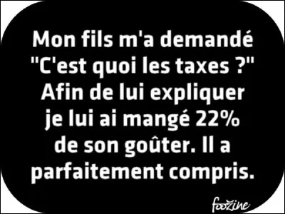 En France nous avons 210 taxes dont une quinzaine créées depuis 2006. Une est particulièrement bizarre.