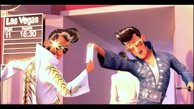 Dans l'aéroport le garçon croisera...