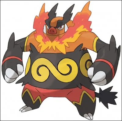 Quel est ce Pokémon de type feu ?