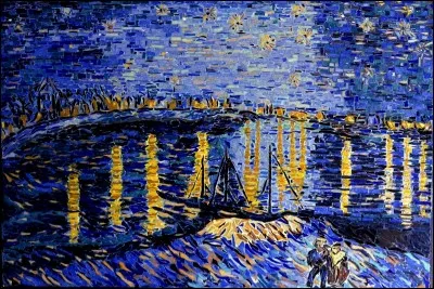 Art : peinture - "La Nuit étoilée sur le Rhône" a été peinte après "La Nuit étoilée".