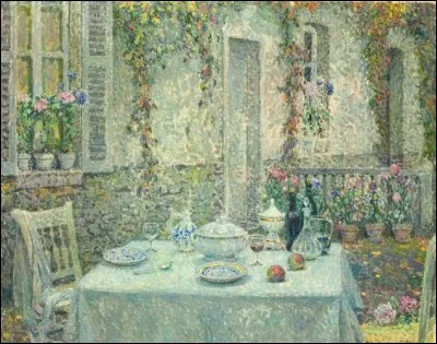 Tout le monde est rentré, les jours sont longs, le couvert est dressé sur la table du jardin, il fait doux, c'est l'été !