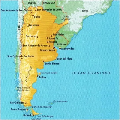 Partie 3 : géographie. 
Quelle est la superficie totale de l'Argentine ?