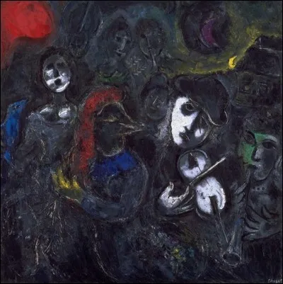 Et enfin, voici "Les saltimbanques la nuit" de :