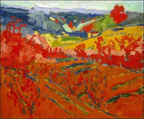 Qui est l'artiste de ce "paysage d'automne" ?