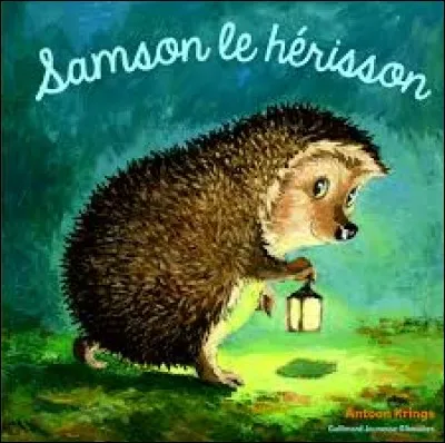 Cet animal aussi sort la nuit ! It's an hedgehog ! Mais quel est son nom espagnol ?