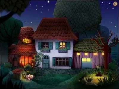 Après avoir bien admiré les trésors de la nuit, l'anglais songe qu'il faut rentrer à la maison, il pense : "go home !" :