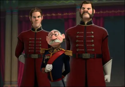Dans "La Reine des neiges", au service de qui ces deux gardes sont-ils ?