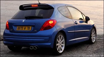 Quelle est la puissance maxi de la 207 RC ?