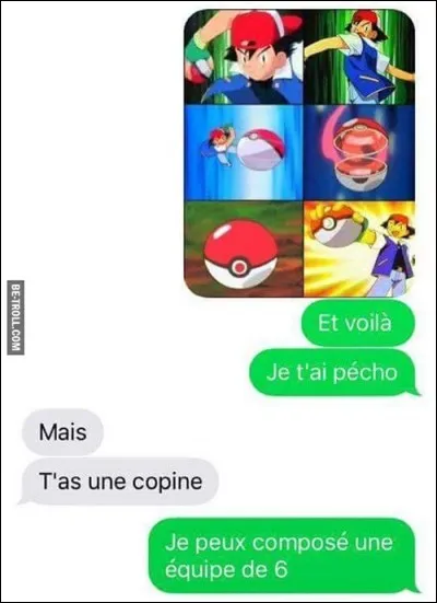 Technique de drague 2.0. Mais qui lance la Pokéball ?