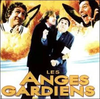Sur l'affiche du film « Les Anges gardiens », quel acteur apparaît en ange aux côtés de Christian Clavier ?
