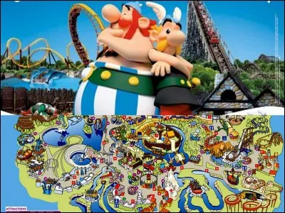Au parc Astérix il y a 40 attractions.