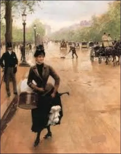 Qui a représenté "La modiste sur les champs élysées" ?