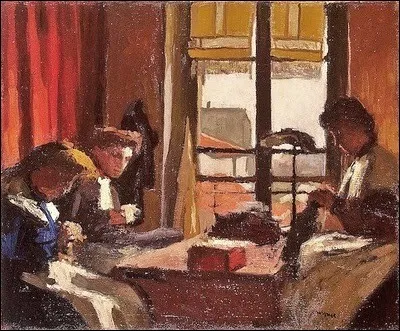 Qui a peint "Les modistes" ?