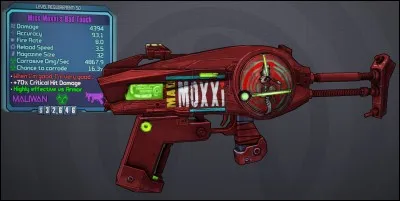 Comment obtenir la "Bad Touch", l'arme préférée de Moxxi, selon ses dires ?