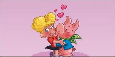 Comment se prénomme cette petite fille dont le meilleur ami est un cochon, du nom de René ?