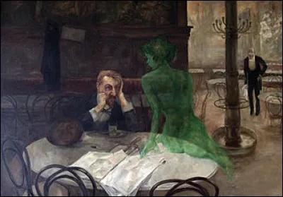 Qui a peint "Le buveur d'absinthe" en 1901 ?