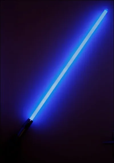 Que signifie la couleur du sabre laser bleu ?