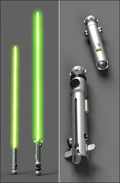Que signifie la couleur du sabre laser jaune ?