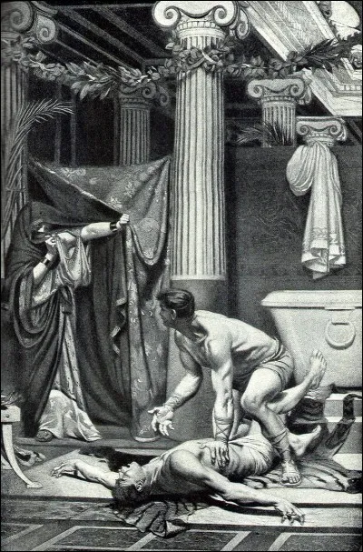 Qui est cet esclave étranglant l'empereur romain Commode ?