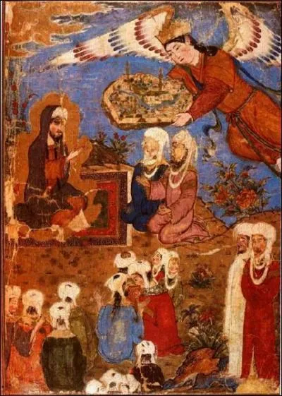 Quel est le nom de l'ange gardien des portes du paradis dans la religion musulmane ?