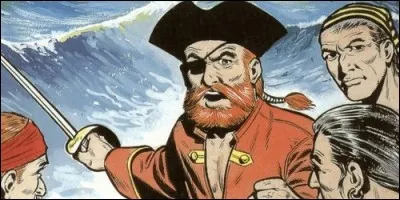 Quel est le nom du vaisseau du célèbre pirate Barbe-Rouge dans la bande dessinée du même nom ?