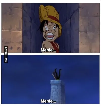 Quand c'est coincé, c'est coincé. Qui est le personnage qui est bloqué entre les deux murs ?