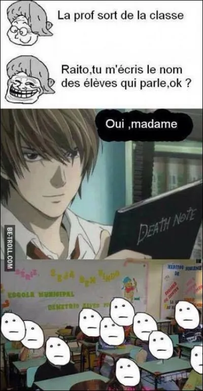Je désapprouve cette prof. Pourquoi les élèves se taisent-ils tous ?