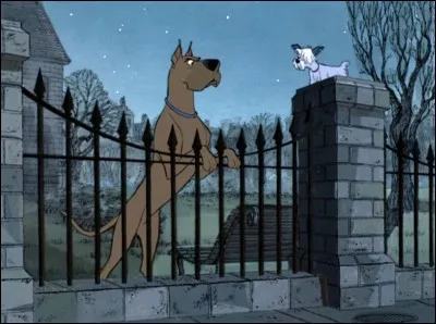 Quel est le nom du petit chien qui est ami avec Danois ?