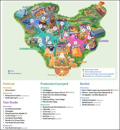 Ce parc d'attraction est situé en ............... .