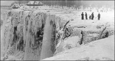 Les chutes du Niagara peuvent geler.