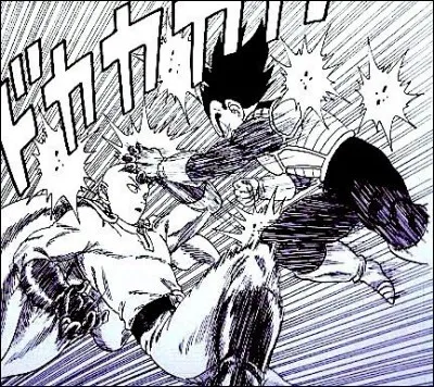 Saitama fait partie d'un crossover avec "DBZ : Vegeta et Goku".