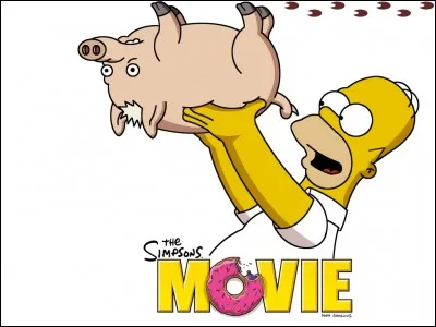 Dans la version québécoise du film des Simpson, comment Homer appelle-t-il son cochon ?