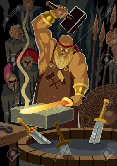 Quel est le nom grec de Vulcain ?