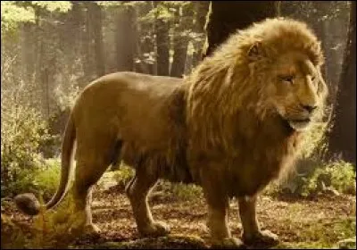 Comment se nomme le lion dans "Le Monde de Narnia" ?
