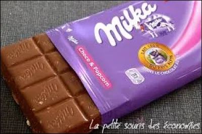 Quelles sont les deux couleurs de la vache mascotte de la marque de chocolat Milka ?