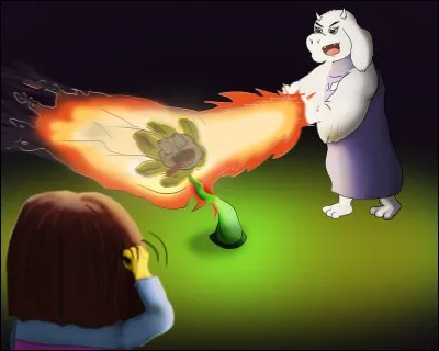 Dans le monde des monstres, qui Frisk rencontre-t-il en tout premier ? Et qui est la 2e ?