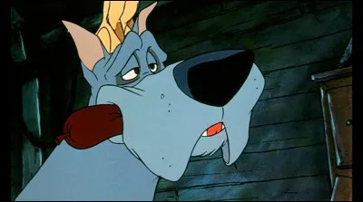 Quel est le prénom de ce grand chien gris, personnage du film "Oliver et Compagnie" ?