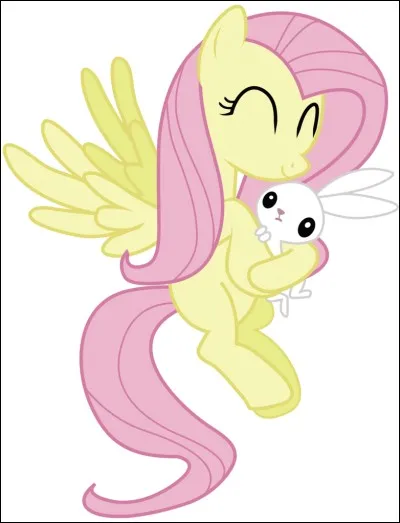 Comment se nomme le lapin de Fluttershy ?