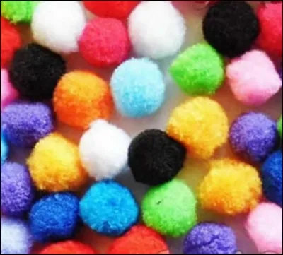 Magie des pompons : Quelle est la couleur, en g&eacute;n&eacute;ral, des pompons de magie ?