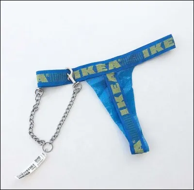 Le propre d'un vendeur de strings ...